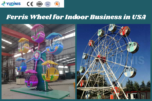 Two Types of 12 Cabin Amusement Wheel Carnival Rides for Indoor Use